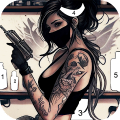 Tattoo Coloring games Mod APK icon