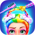 Rainbow Hair Salon - Dress Up Mod APK icon