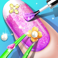 Princess Nail Makeup Salon Mod APK icon