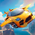 Flying Car Futuristic City Mod APK icon