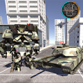 US Army Tank Transform Robot Shooting War Mod APK icon