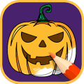 2023 Halloween Coloring Books Mod APK icon