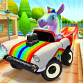 Pony Craft Unicorn Car Racing Mod APK icon