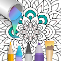 100+ Mandala coloring pages Mod APK icon