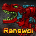 T-Rex Red- Combine Dino Robot Mod APK icon