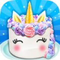 Unicorn Food - Sweet Rainbow Cake Desserts Bakery Mod APK icon