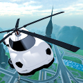 Flying Car Rescue Flight Sim Mod APK icon