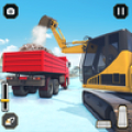 Ciudad de nieve camión soplador: excavador nieve Mod APK icon