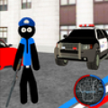 US Police Stickman Mod APK icon