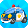 Policeman for children icon