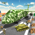 Ejército carga avión arte: Ejército transporte jue Mod APK icon