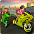 Kids MotorBike Rider Race 3D Mod APK icon