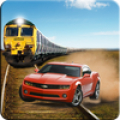 Endless Car Vs Train Simulator Gratis icon