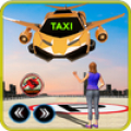 Future Flying Robot Car Taxi Transport Games Mod APK icon