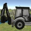 Traktor Digger 3D icon