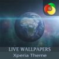 Earth in the galaxy| Xperia™Theme | Live Wallpaper icon