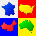 Maps of All Countries Geo-Quiz Mod APK icon