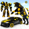 Panther Robot Police Car Games icon