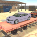 cargo train car transporter 3D Mod APK icon