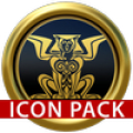 Babylon gold blue ICON PACK Mod APK icon