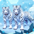 White Tiger Family Sim: Animal Simulator en línea icon