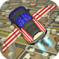 Free Flying Racing Car Driving Mod APK icon