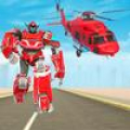 Flying Helicopter Robot Games Mod APK icon