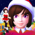 Santa Girl Run Xmas & Advent Mod APK icon