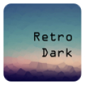 Material Retro Dark CM11/PA Mod APK icon