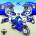NY Police Bike Transport Truck Mod APK icon