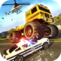 Police Chase Monster Car: City Mod APK icon