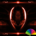 Alien Red Xperien Theme Mod APK icon