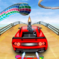 Muscle Car Stunt Race: Mega Ramp Car Shooting Game icon