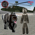 Panther Stickman Rope Hero Crime City Battle Mod APK icon
