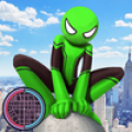 Stickman Rope Hero - Vegas Gangster Crime Mod APK icon