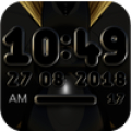 VARGO Digital Clock Widget bla Mod APK icon