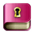 Diary with lock password‏ icon