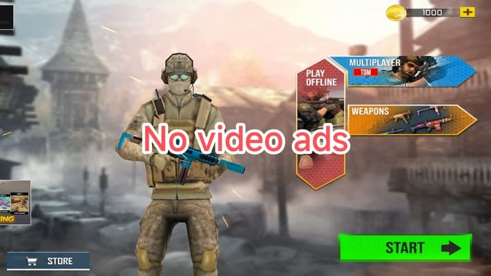 FPS Commando Shooter Games Banner