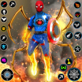 Cyber Rope Hero in Spider Game Mod APK icon