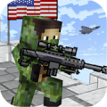 American Block Sniper Survival Mod APK icon