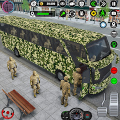 Army Bus Transporter Coach Fun icon