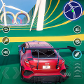 Superhero Car Mega Ramp Jump V Mod APK icon