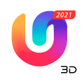 U Launcher 3D:3d themes Mod APK icon