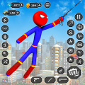 Stick Rope Hero Superhero Game Mod APK icon