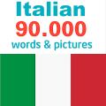 Italian 90000 words & pictures icon