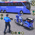 US Police Moto Bike Games Mod APK icon