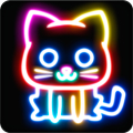 Drawing For Kids - Glow Draw Mod APK icon