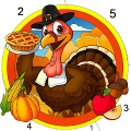 Thanksgiving Color By Number icon