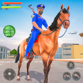 US Police Horse Crime Shooting Mod APK icon