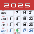 Monthly Calendar & Holiday Mod APK icon